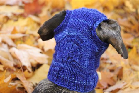 Knitting Pattern Mini Dachshund Dog Hat Small Dog Hat Dog Etsy Mini