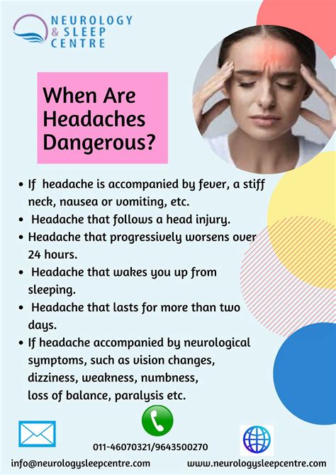 When Are Headache Dangerous Neurology And Sleep Centre