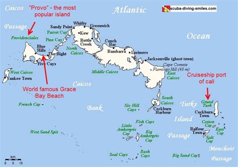 Map Of Turks And Caicos Map Of The World