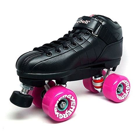 Riedell R3 Energy Purple Outdoor Quad Roller Derby Speed Skates