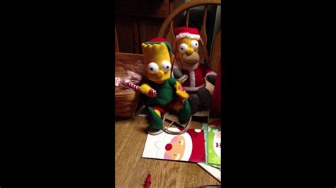 Christmas Singing Bart Simpson Youtube