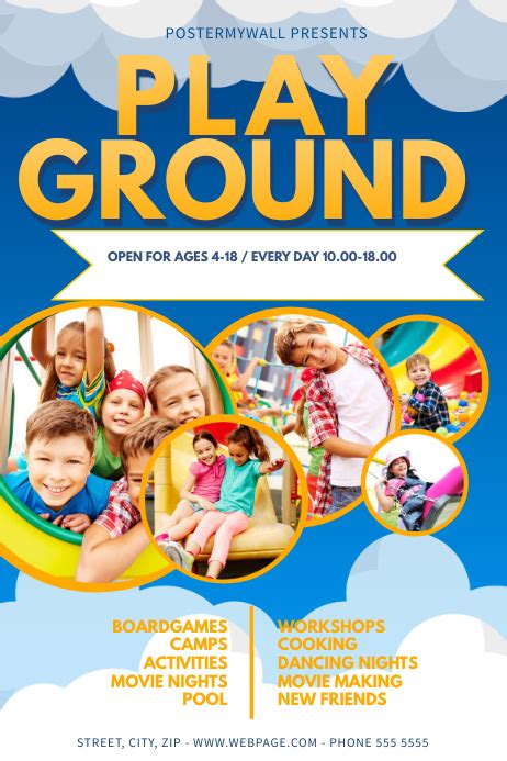 Copy Of Playground Flyer Design Template Postermywall
