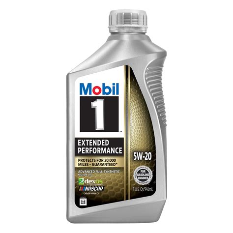 Mobil 1 Extended Performance Full Synthetic Motor Oil 5w 20 1 Quart