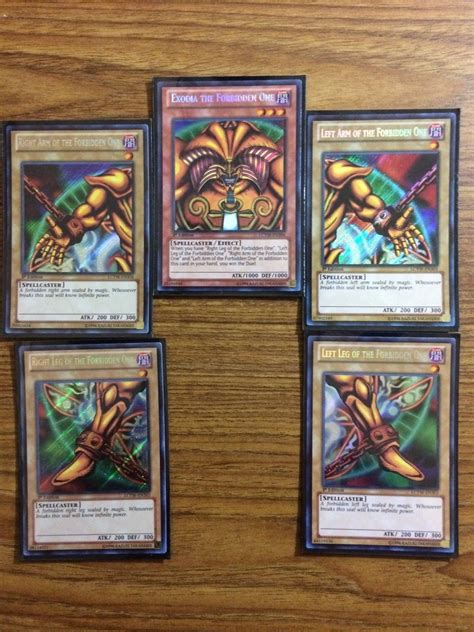 We all exodia cards not differentiate between. Yu-Gi-Oh Exodia Set All Pieces LCYW-EN302,303,304,305,306 1st Edition Secret NM | Yugioh, Cards ...
