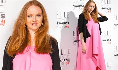 Lily Cole Suffers A Fashion Fail As She Swamps Her Figure In Voluminous Pink Gown At Elle Style
