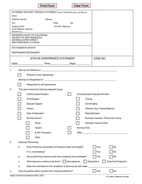 Fill Free Fillable Superior Court Of California County Of San