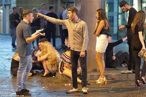 Shocking Images Show Bank Holiday Revellers On Night Out In Newcastle