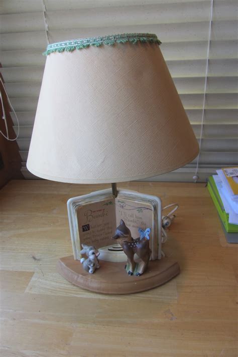 Vintage Bambi Lamp Walt Disney 1964 Tabletop Lamp Classic Disney Ebay
