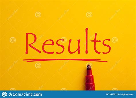 Results Message Concept Stock Image Image Of Marketing 136160129