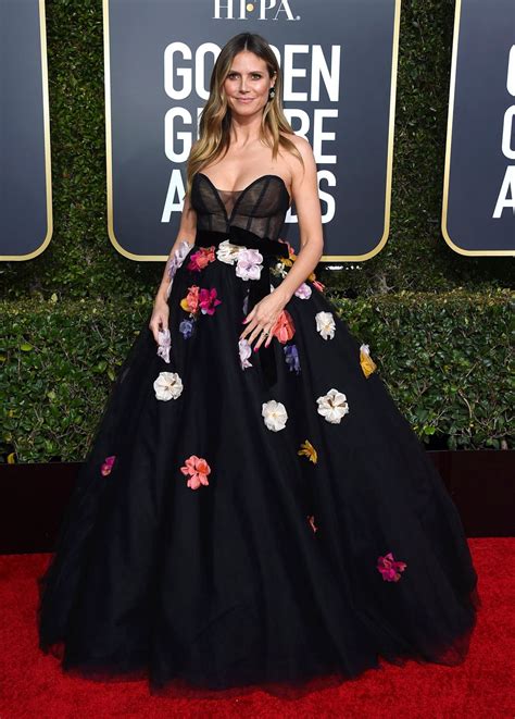 Heidi Klum 2019 Golden Globe Awards Red Carpet Celebmafia