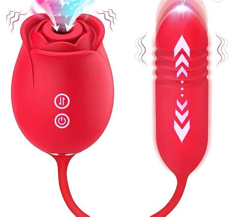 Oral Sex Rose Sex Toy 18 Sucking G Spot Dildo Vibrator Etsy