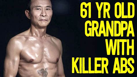 Year Old Chinese Grandpa With Killer Abs Youtube