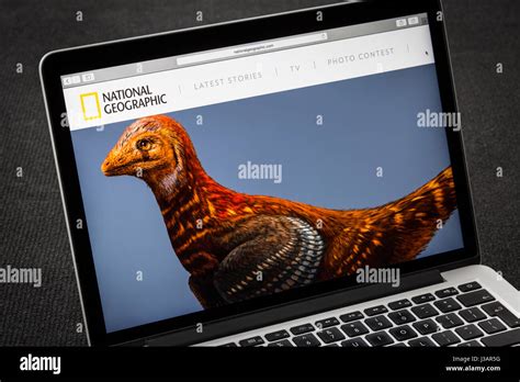 National Geographic Website Stock Photo Alamy
