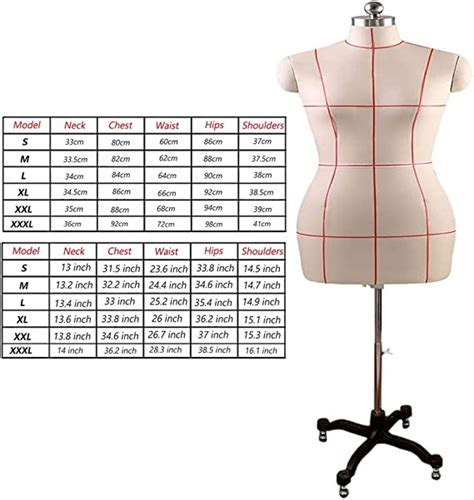 Yxx Plus Size Female Sewing Mannequin Dress Form Women Tailors