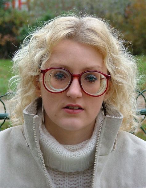 laet sexy blonde girl wearing big strong glasses flickr