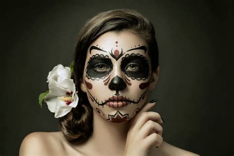 Dia De Los Muertos Face Paint Woman