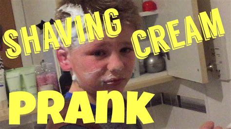 Shaving Cream Prank Youtube