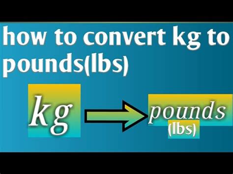 This kg to n converter will help you. How to convert kg to pounds(lbs) - YouTube