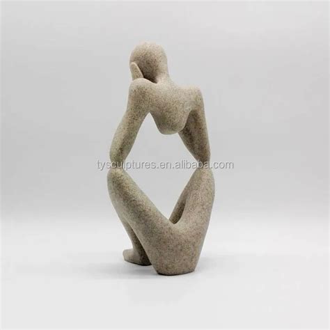 New Sandstone Sculpture For Home Decoration Human Statue Abstract