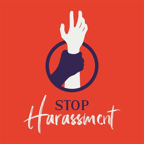 No Harassment Clip Art