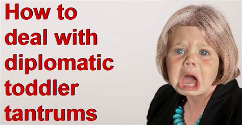 How To Deal With Toddler Tantrums