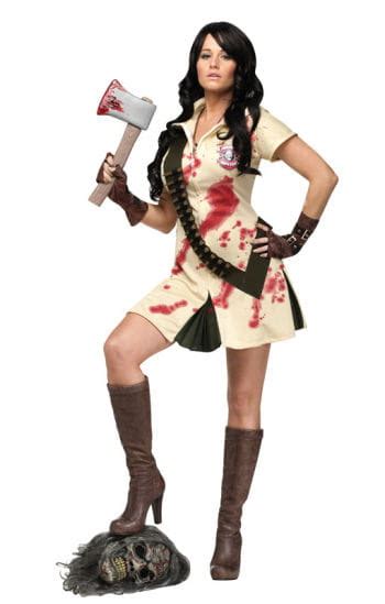 Zombie Hunter Girl Costume This Female Zombie Hunter