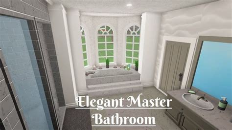 Roblox/BLOXBURG: Elegant Master Bathroom. House Decorating Ideas
