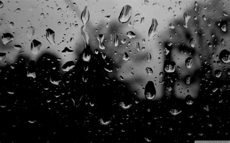 Relaxing Rain Background Black For Calming Feels