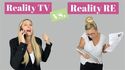 Reality Tv Vs Reality Re