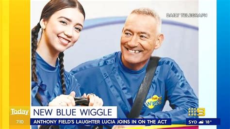 New Blue Wiggle Lucia Anthony Fields Daughter Aug 2022 Youtube