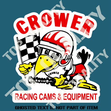Crower Cams Decal Sticker Vintage Americana Hot Rod Rat Rod Decals