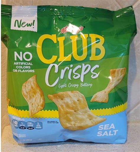 Kelloggs Club Crisps Sea Salt In 2021 Food Reviews Food Junk Food