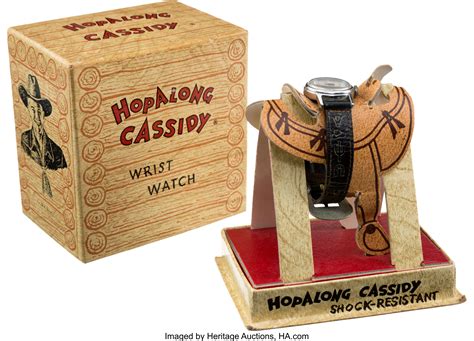 A Hopalong Cassidy Vintage Wrist Watch with Original 