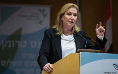 Tzipi Livni Le Nouveau Gouvernement Fossoyeur De La Démocratie