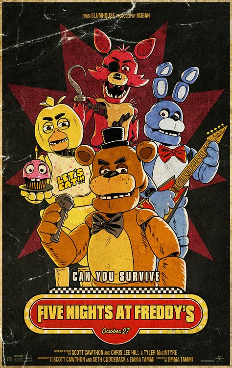 New Poster For Five Nights At Freddys Rmovies
