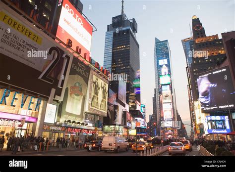 Times Square New York City Usa Stock Photo Alamy