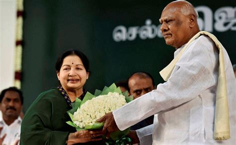 Loyalists Bow In Reverence As Aiadmk Chief Jayalalithaa Takes Oath As