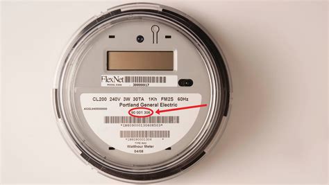 It is typically an eight digit number. PGE announces recall of 70,000 residential meters