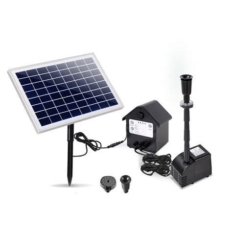 60w Solar Powered Pond Pump Battery Outdoor Fountain Submersible Buy