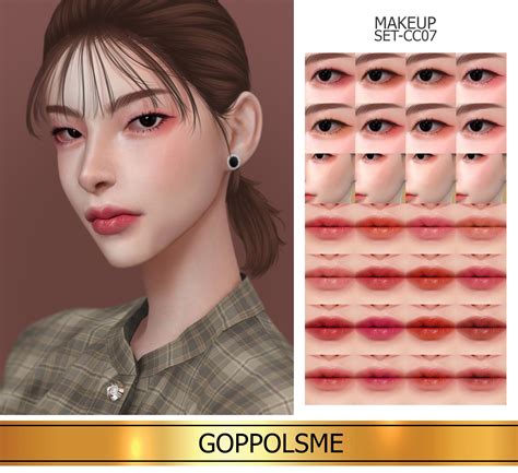 Goppols Me Gpme Gold Makeup Set Cc07 Download At Goppolsme Sims