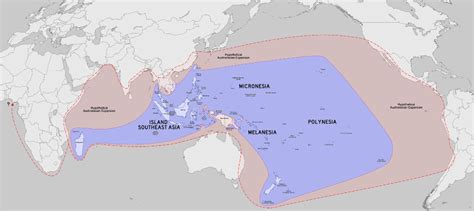 Austronesia With Hypothetical Greatest Expansion Extent Blench 2009