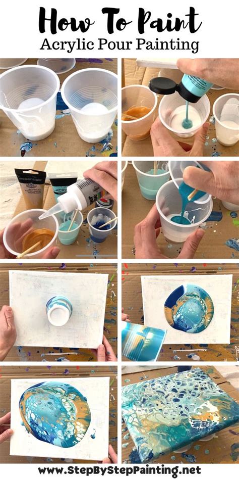 How To Do Acrylic Pouring Step By Step Tutorial For Beginners