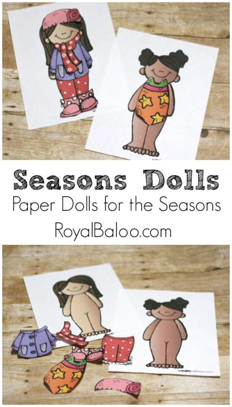 Paper Dolls for the Seasons - Royal Baloo