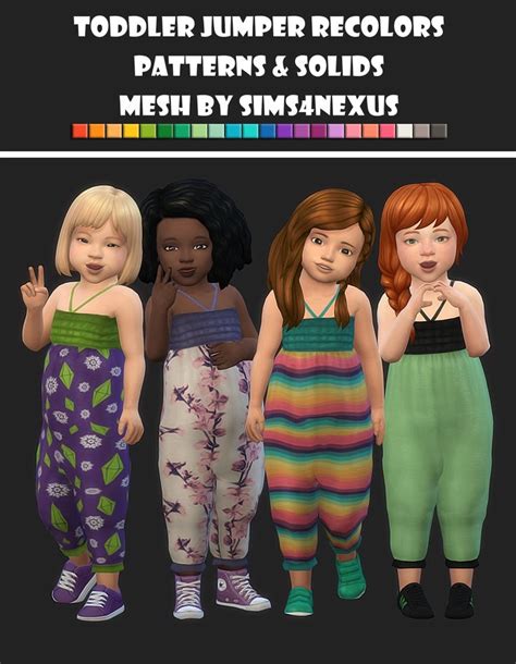Sims 4 Custom Content Finds Photo Sims 4 Toddler Sims 4 Toddler