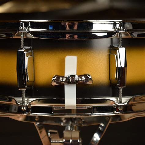 Ludwig 5x14 Club Date Vintage Snare Drum Blackgold Duco Chicago