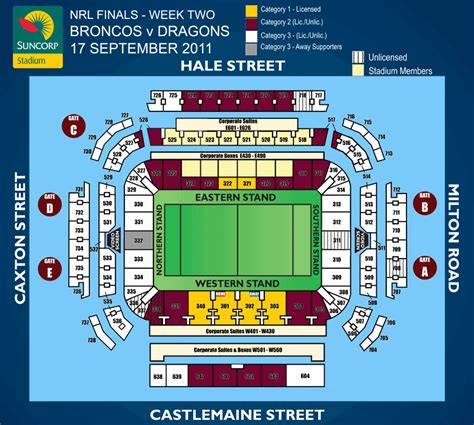 Suncorp Stadium Seating Map Suncorp Stadium Map Nrl Official