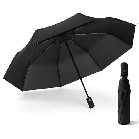 Automatic Travel Windproof Umbrella Compact Auto Openclose Small Lightweight Folding Rain