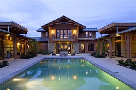 U Shaped House Plans With Pool Perfect U Shaped Ranch House House