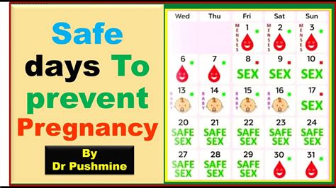 How Many Days After Period Is Safe To Avoid Pregnancy Safe Days