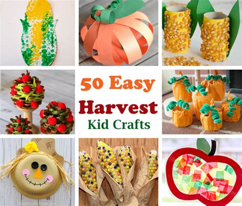 Harvest Kid Crafts Fall Learning Fun A More Crafty Life Harvest